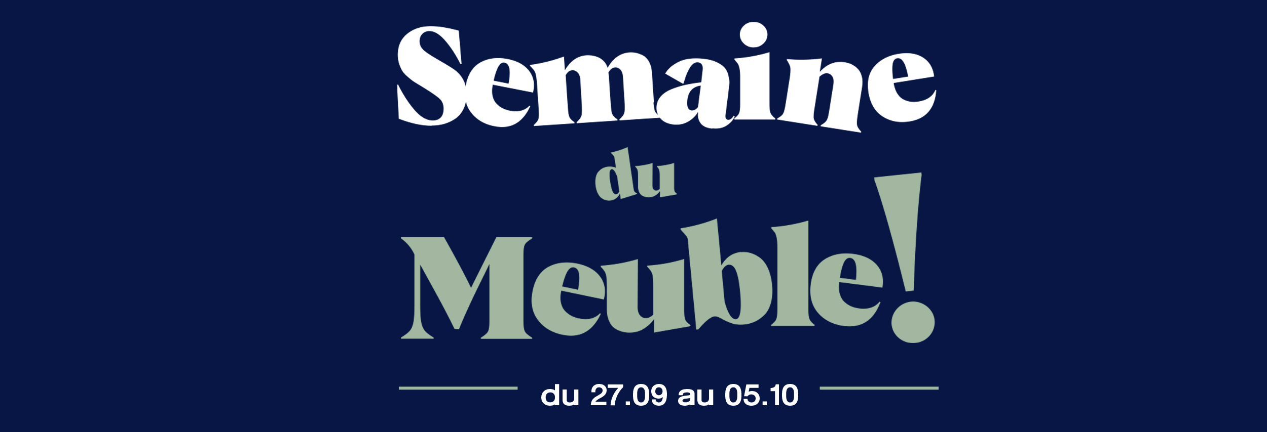 semaine du meuble